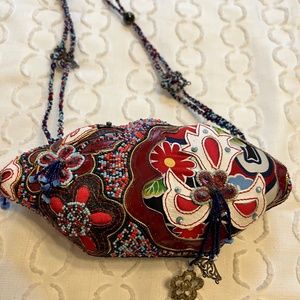 Red, White and Blue Mary Frances Shoulder Bag